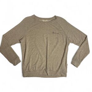 Magnolia "Dreamers" Women's Cream and Tan Long Sleeve Shirt